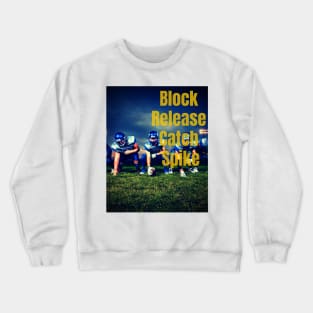 Block Release Catch Spike Crewneck Sweatshirt